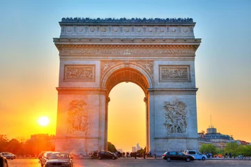 Fototapeten Arch of Triumph, Paris, France © sborisov