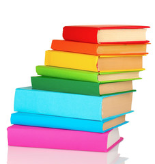 Books isolated on white