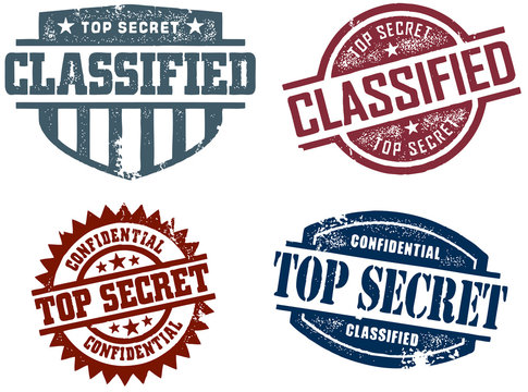 Classified & Top Secret Stamps