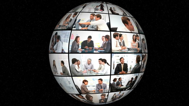 3D Animation on Businesspeople