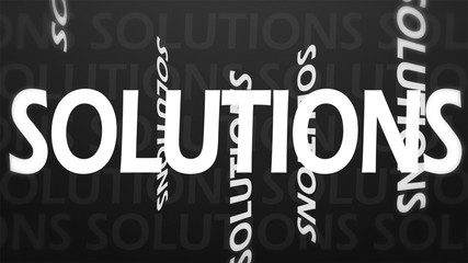 Creative image of solution concept