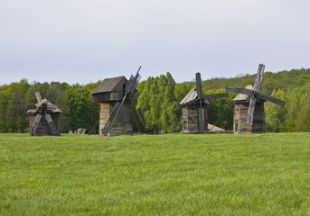 Wooden windmills