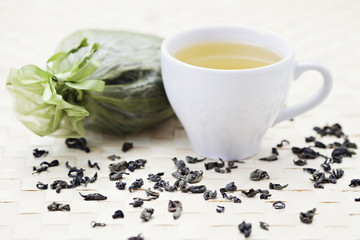 cup of green tea