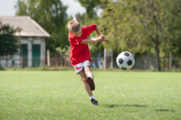 Obraz premium Shooting at Goal
