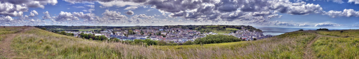 Obraz premium Panorama de Port-En-Bessin