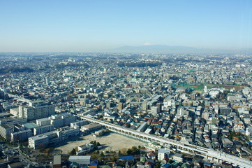 Fototapeta na wymiar Musashi Kosugi hotelu z widokiem
