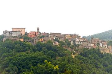Fototapeta na wymiar Sassocorvaro (Montefeltro, Włochy) - Stare miasto