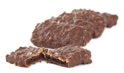 biscuits with chocolate and nuts