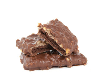 biscuits with chocolate and nuts
