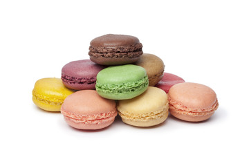 Colorful French Macaroons
