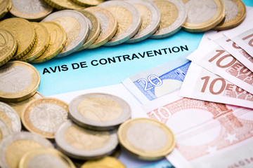 Avis de contravention