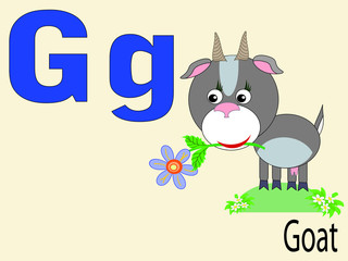 Animal alphabet G