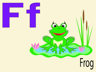 Animal alphabet F