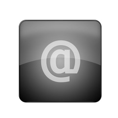 Grauer E-Mail Button, Icon