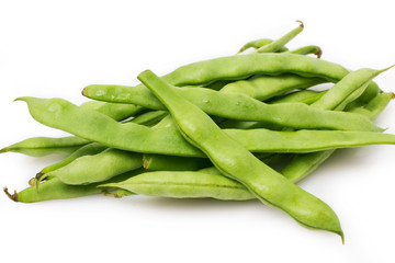 Fresh bean pods