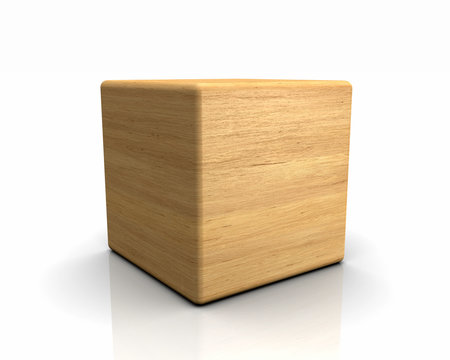 3D Holzw&uuml;rfel abgerundet - Hainbuche Europ&auml;isch