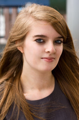 portrait of a young woman