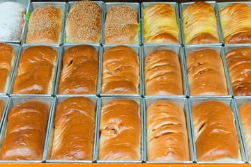 thai bread in tray