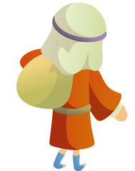 Rear view of man standing