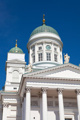 Fototapeta na wymiar Tuomiokirkko church in Helsinki, Finland