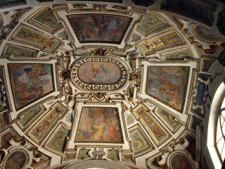 Volterra - Ceiling inside of cathedral