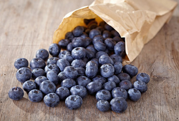 fresh blueberries