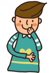 Close-up of man smiling