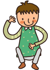 Close-up of man sitting