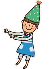 Close-up of boy standing