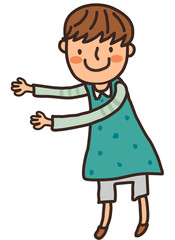 Close-up of boy standing