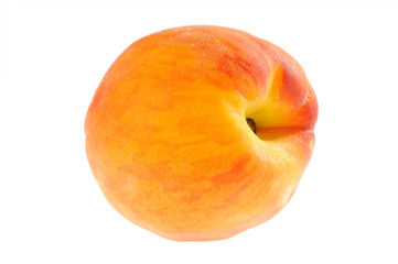 peach on a white background
