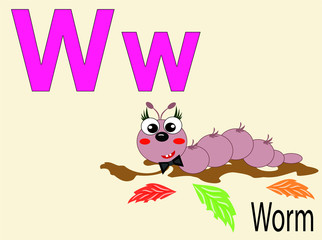 Animal alphabet W