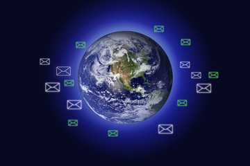 E - mail around the world