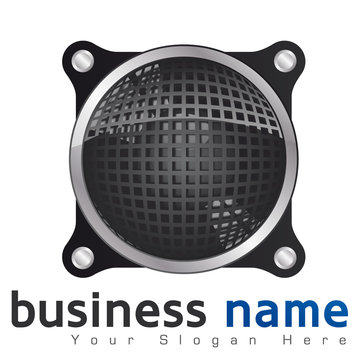 logo haut parleur/baffle/ampli