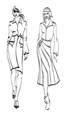 SKETCH. fashion girls