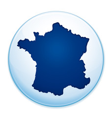 Bulle icône carte de france