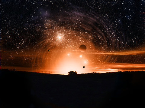 Fototapeta paysage espace