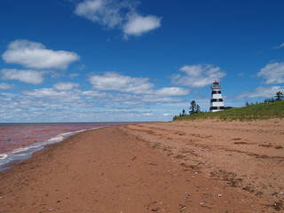 plage phare de West Point, &Icirc;le-du-Prince-&Eacute;douard, Canada