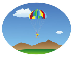 parachutist