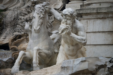 Escultura de la fontana de trevi