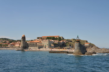 Fototapeta na wymiar Port wejściowy Collioure