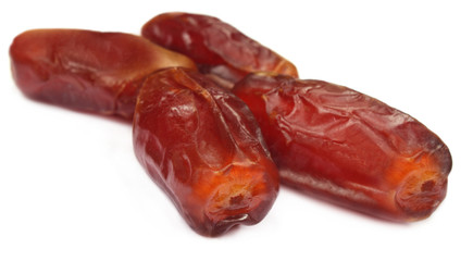 Dates over white background