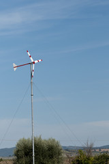palo del mini eolico