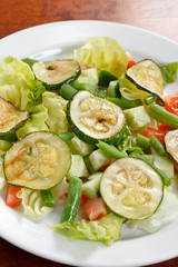 salad with zucchini