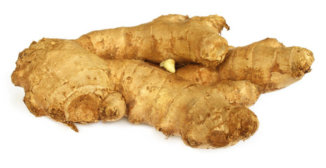 Ginger isolated on white background