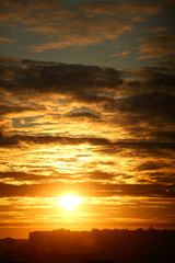 city sunrise