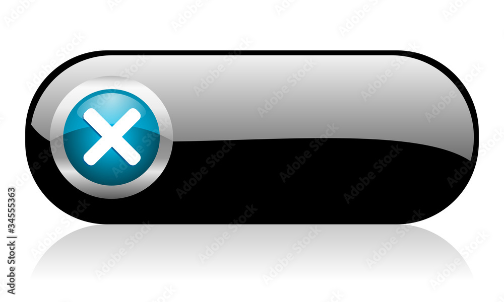 Aufkleber cancel web button