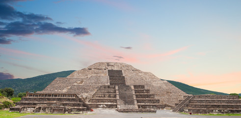 Teotihuacan pyramid of the moon.