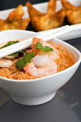 Thai Noodle Soup with Prawns
