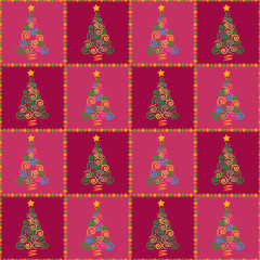 Christmas tree seamless